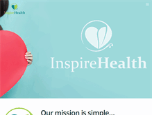 Tablet Screenshot of inspireyourhealth.com